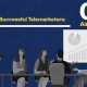 graphic illustration of a corporate meeting