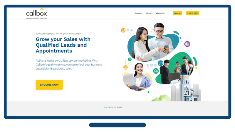 Callbox Malaysia Homepage